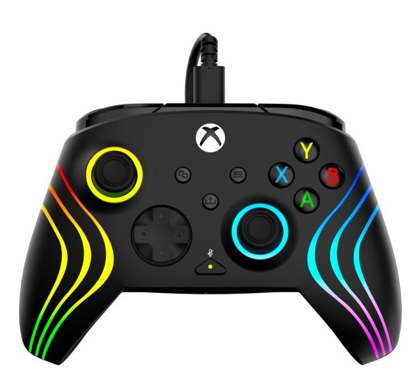 בקר חוטי שחור TB Aterglow RGB WAVE XBOX