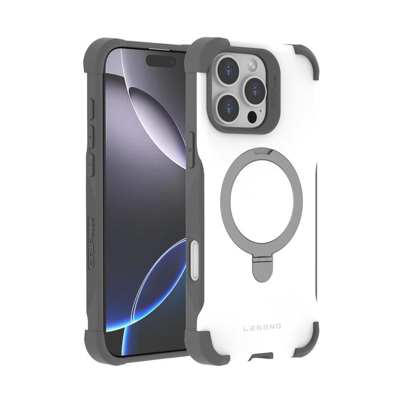 grip case legend magsafe iph 16 promax white