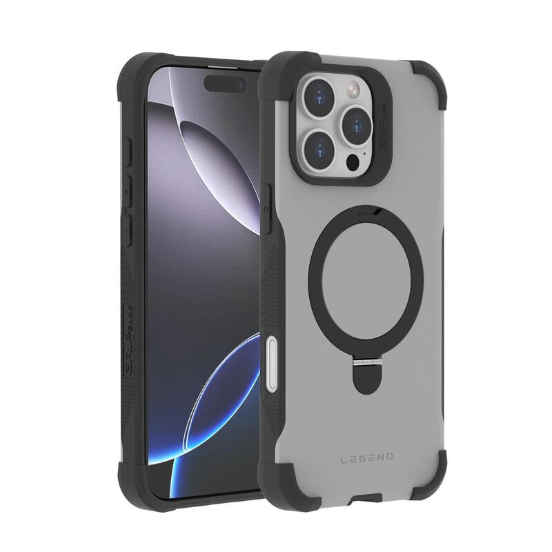 grip case legend magsafe iph 16 pro gray